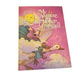 My Adventure in Mother Goose Land Alan L Taylor Personalized VTG Storybook 1974